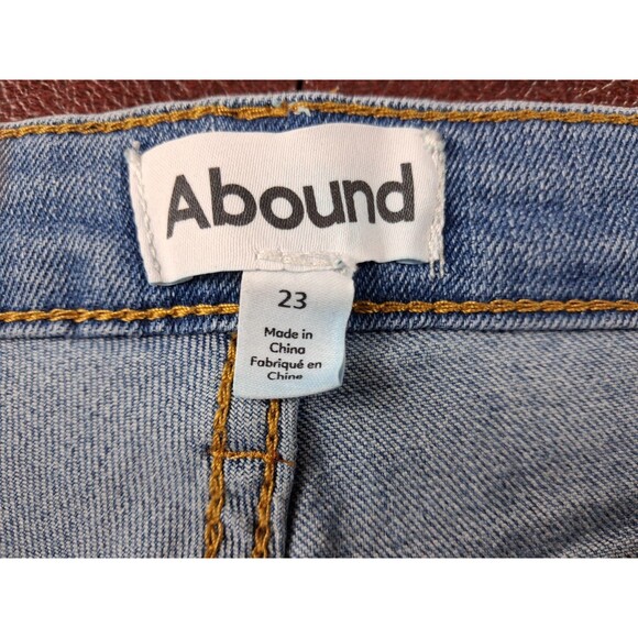 ABOUND Women’s Size 23 Skinny Jeans Light Blue Stretch Denim Mid-Rise - Picture 3 of 10